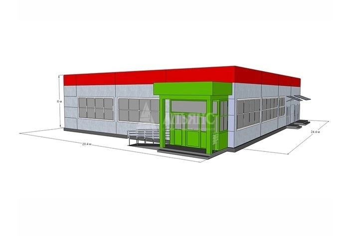 3D визуализация Магазин "Магнит" - фото 1