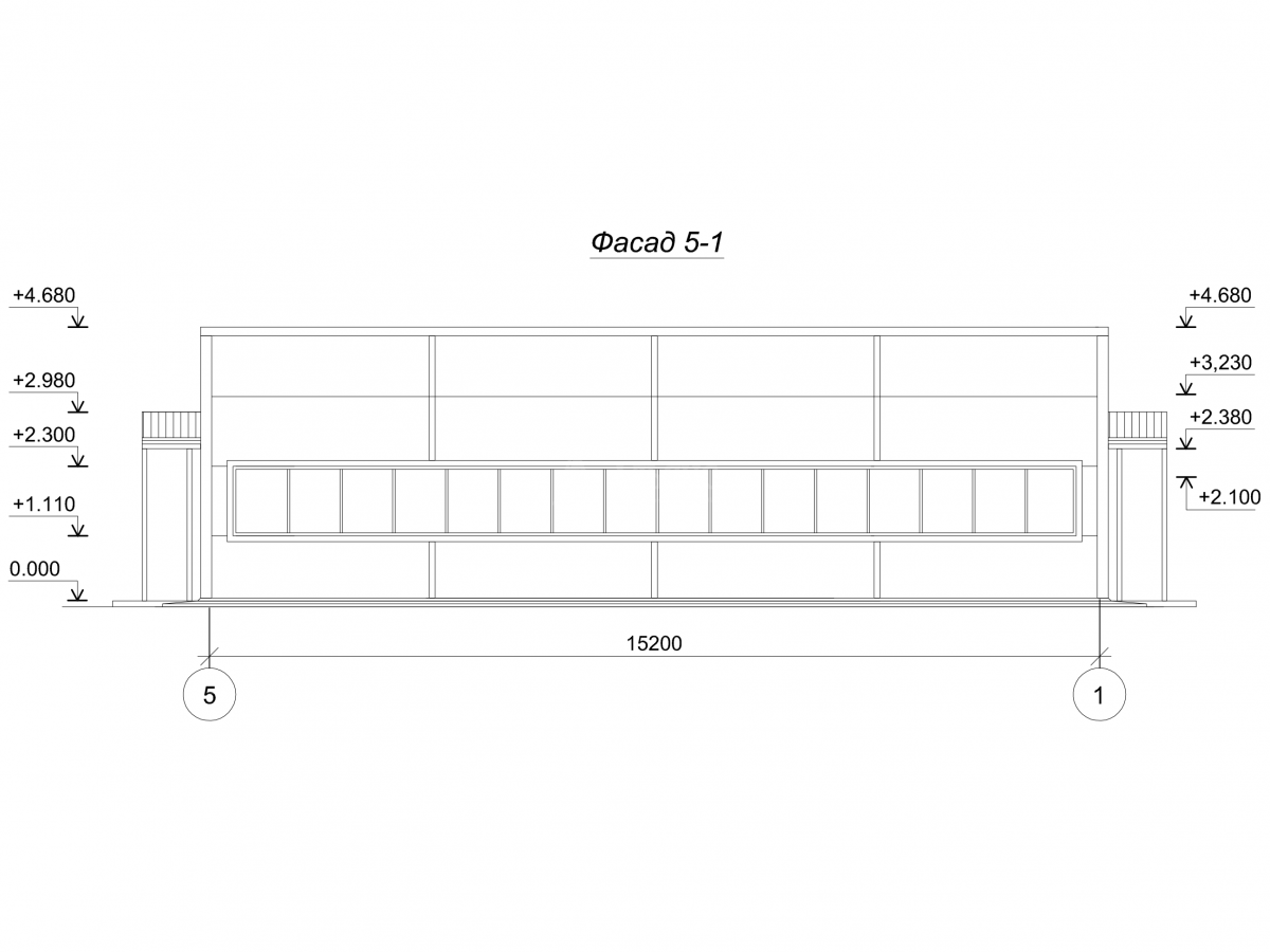 Планировка Офис из сэндвич-панелей -  фото 3