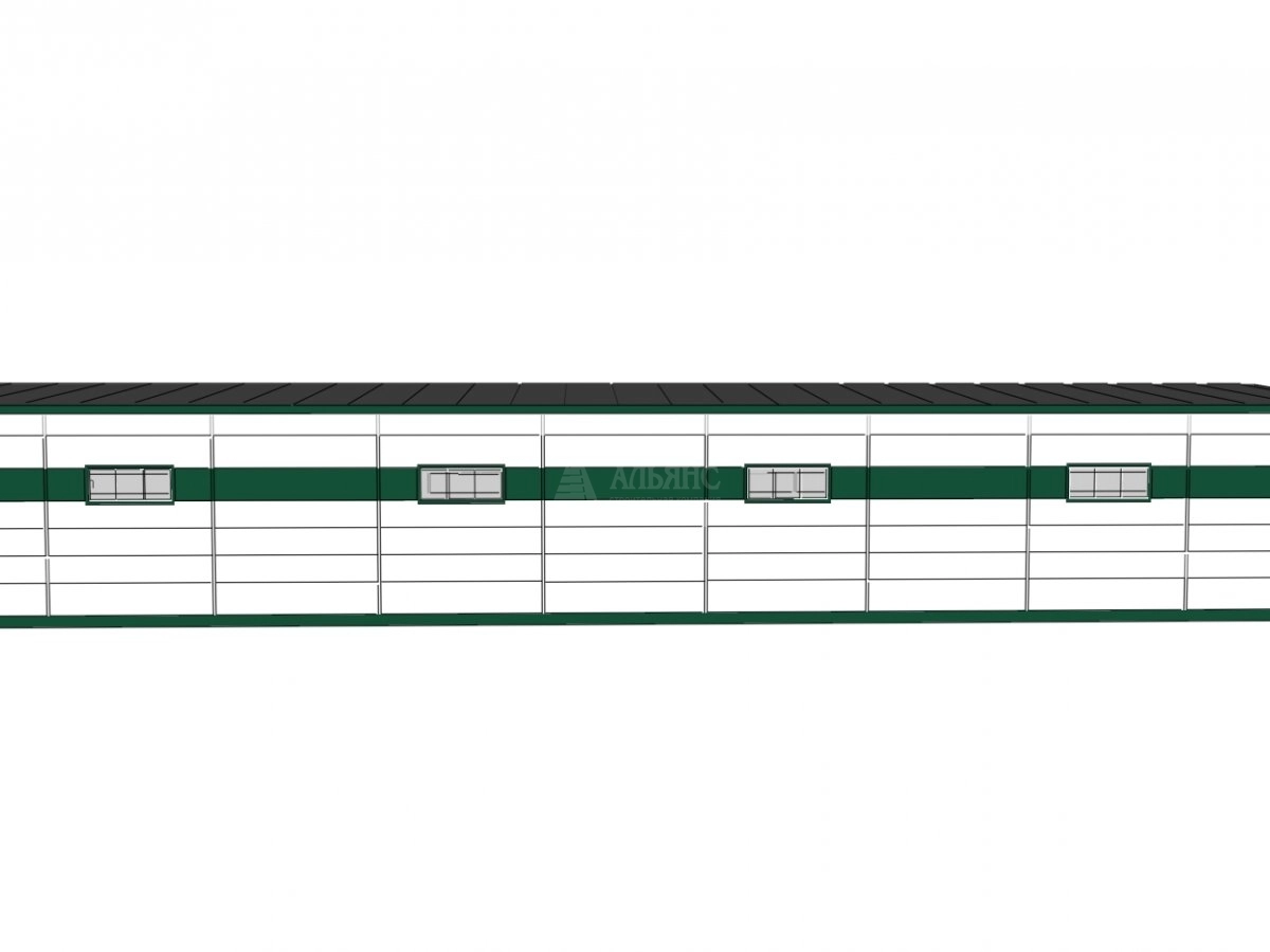 3D визуализация СТО из сэндвич-панелей - фото 13